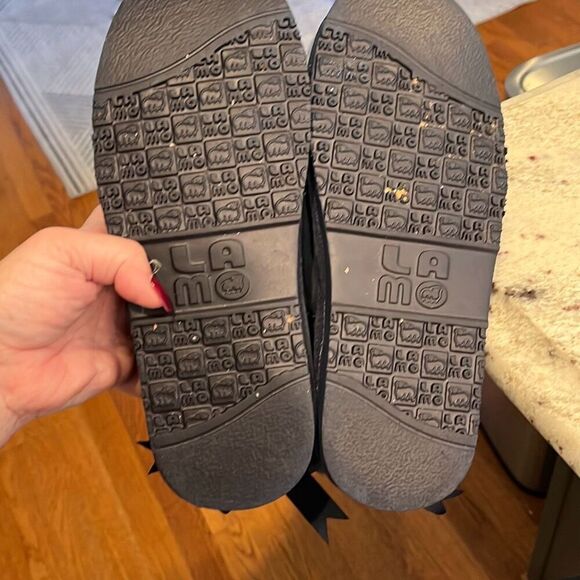 Lamo Navy Adele Shearling Booties sz 7 EUC - Picture 9 of 9